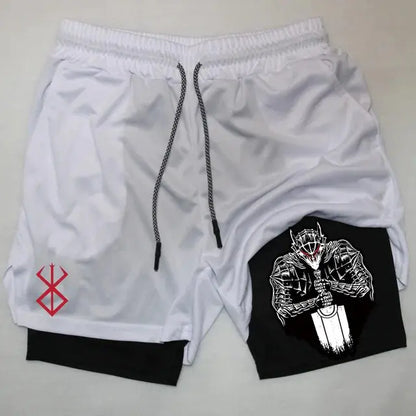 Berserk Anime Athletic Quick-Dry Shorts