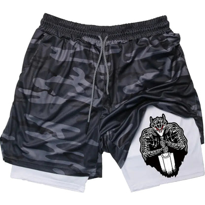 Berserk Anime Athletic Quick-Dry Shorts