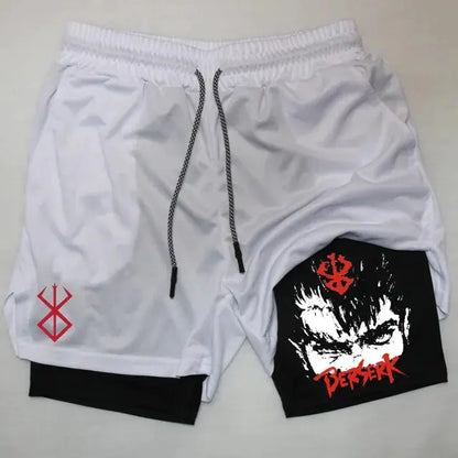 Berserk Anime Athletic Quick-Dry Shorts