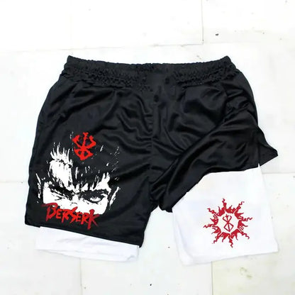 Berserk Anime Athletic Quick-Dry Shorts