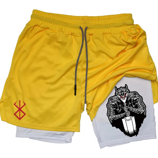 Berserk Anime Athletic Quick-Dry Shorts