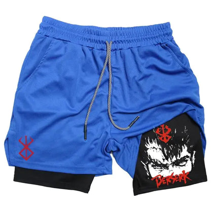 Berserk Anime Athletic Quick-Dry Shorts