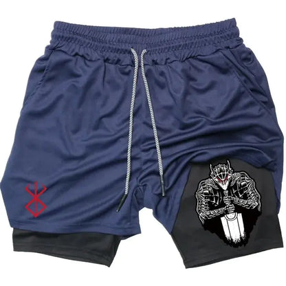 Berserk Anime Athletic Quick-Dry Shorts